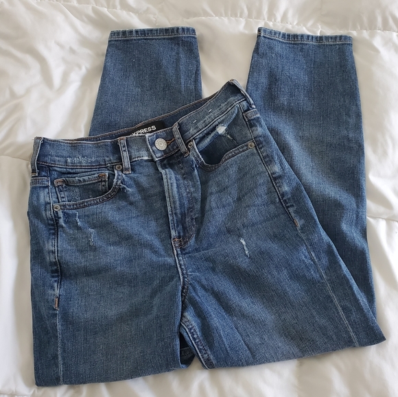 Express super high waisted mom jeans 00S - Picture 4 of 12